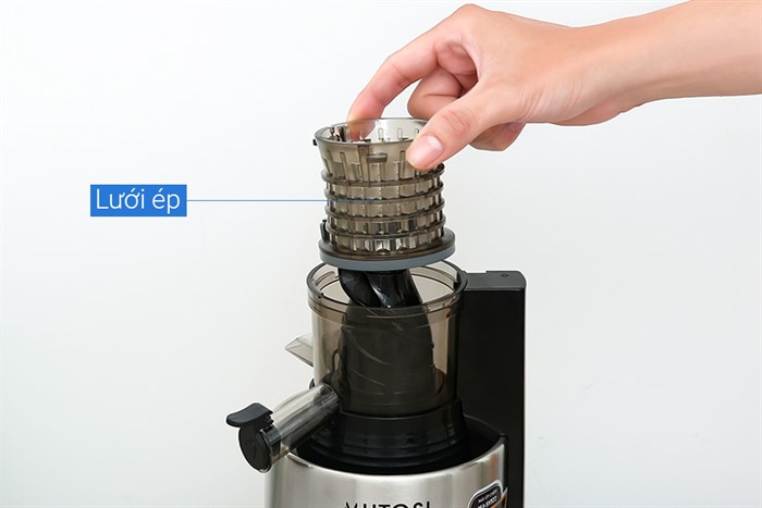 Máy ép chậm Mutosi MJ-SV522 Màu Bạc Inox