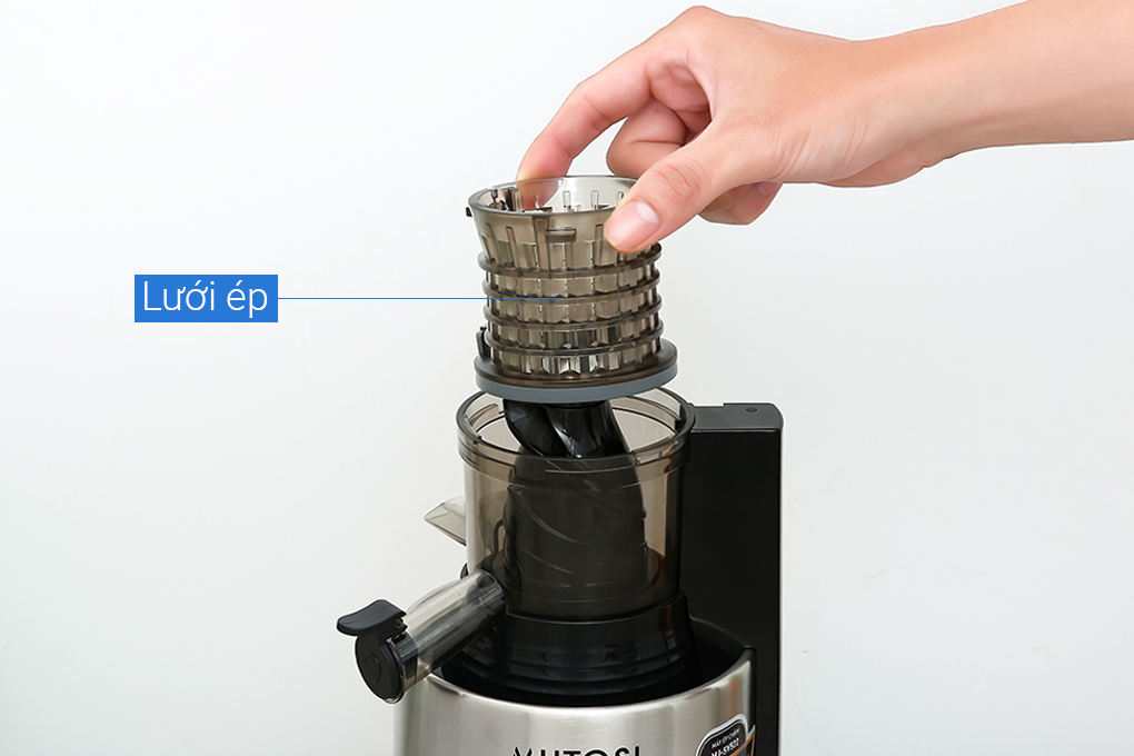 Máy ép chậm Mutosi MJ-SV522 Màu Bạc Inox