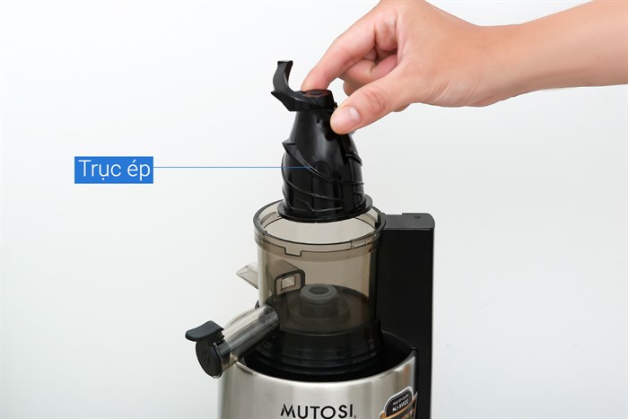 Máy ép chậm Mutosi MJ-SV522 Màu Bạc Inox