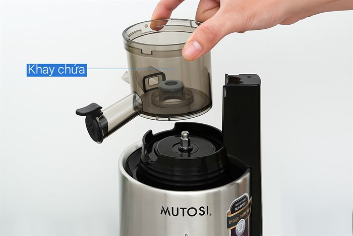 Máy ép chậm Mutosi MJ-SV522 Màu Bạc Inox