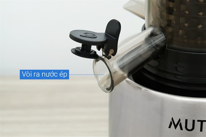 Máy ép chậm Mutosi MJ-SV522 Màu Bạc Inox