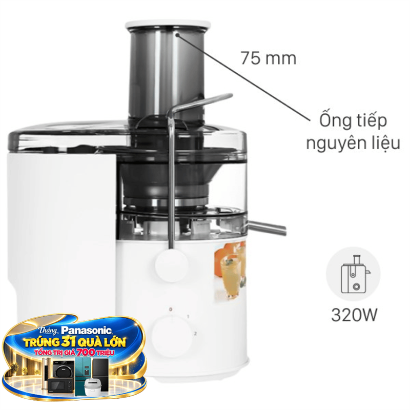 Máy ép trái cây Panasonic MJ-CB100WRA