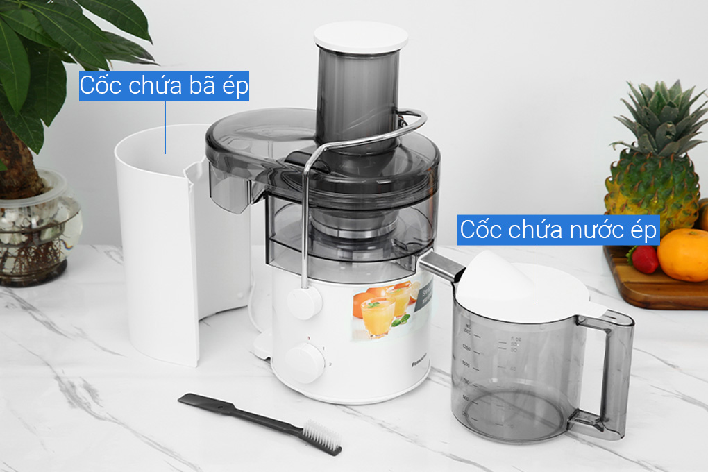 Máy ép trái cây Panasonic MJ-CB100WRA Màu Trắng