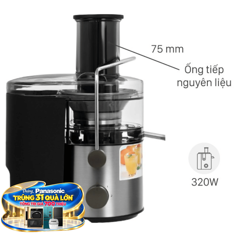 Máy ép trái cây Panasonic MJ-CB600SRA