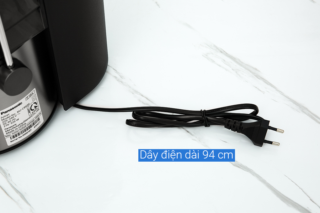 Máy ép hoa quả Panasonic MJ-CB600SRA Màu Đen - Xám
