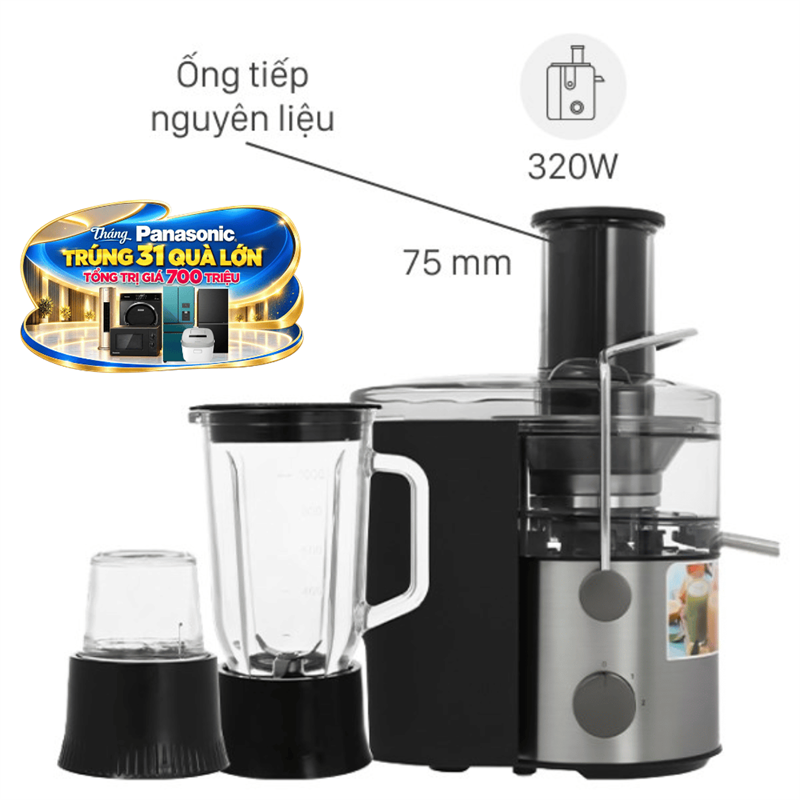Máy xay ép đa năng Panasonic MJ-CB800SRA