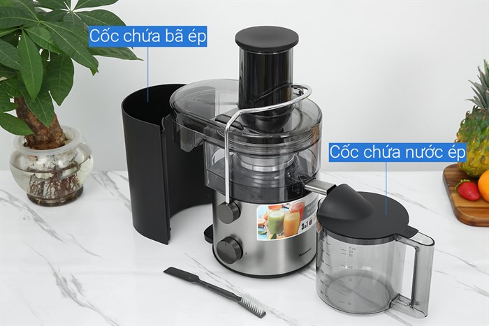 Máy xay ép đa năng Panasonic MJ-CB800SRA Màu Đen - Xám