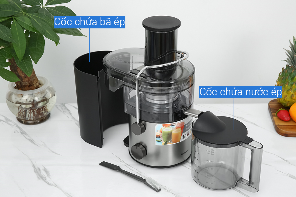 Máy xay ép đa năng Panasonic MJ-CB800SRA Màu Đen - Xám