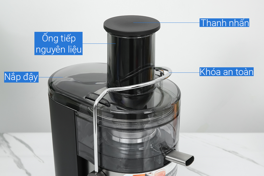 Máy xay ép đa năng Panasonic MJ-CB800SRA Màu Đen - Xám
