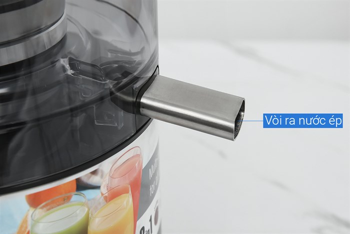 Máy xay ép đa năng Panasonic MJ-CB800SRA Màu Đen - Xám