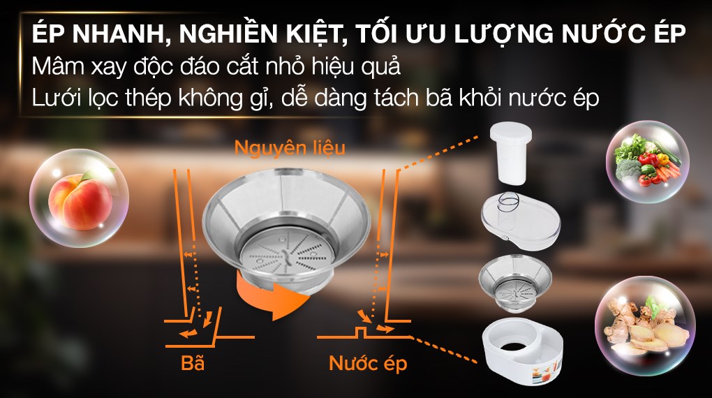 Máy ép trái cây Panasonic MJ-CS100WRA