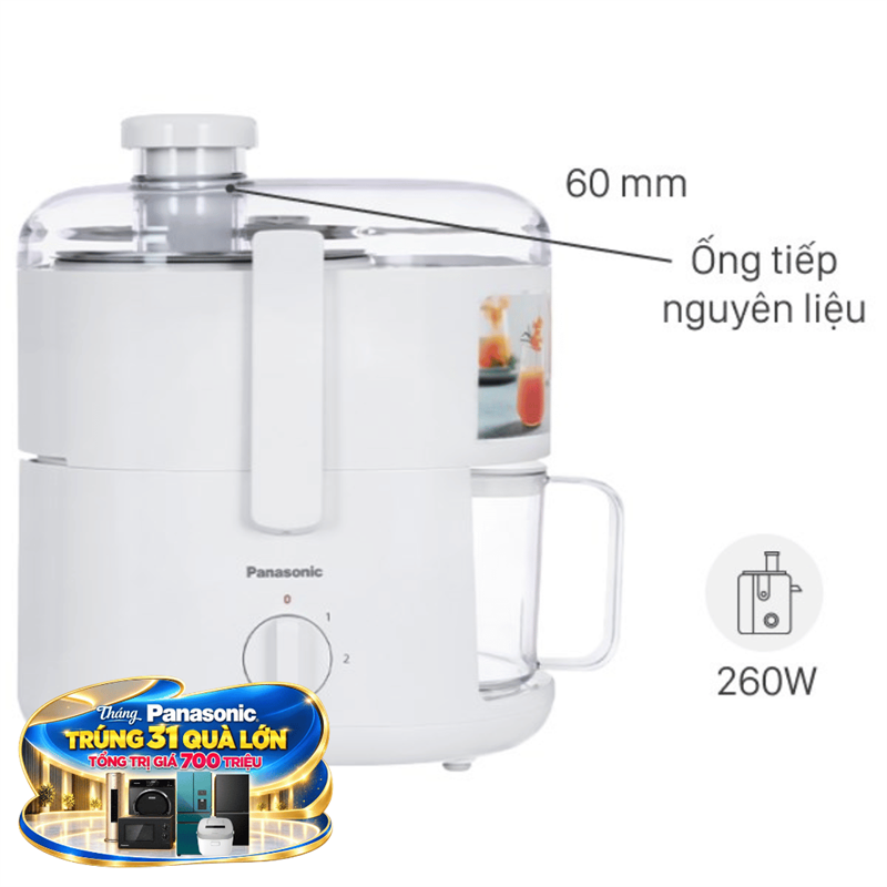 Máy ép trái cây Panasonic MJ-CS100WRA