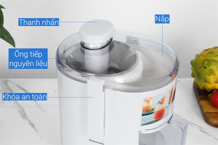 Máy ép trái cây Panasonic MJ-CS100WRA Màu Trắng