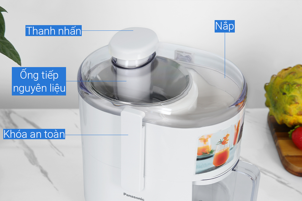 Máy ép trái cây Panasonic MJ-CS100WRA Màu Trắng