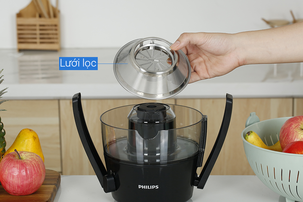 Máy ép trái cây Philips HR1832/00 Màu Đen