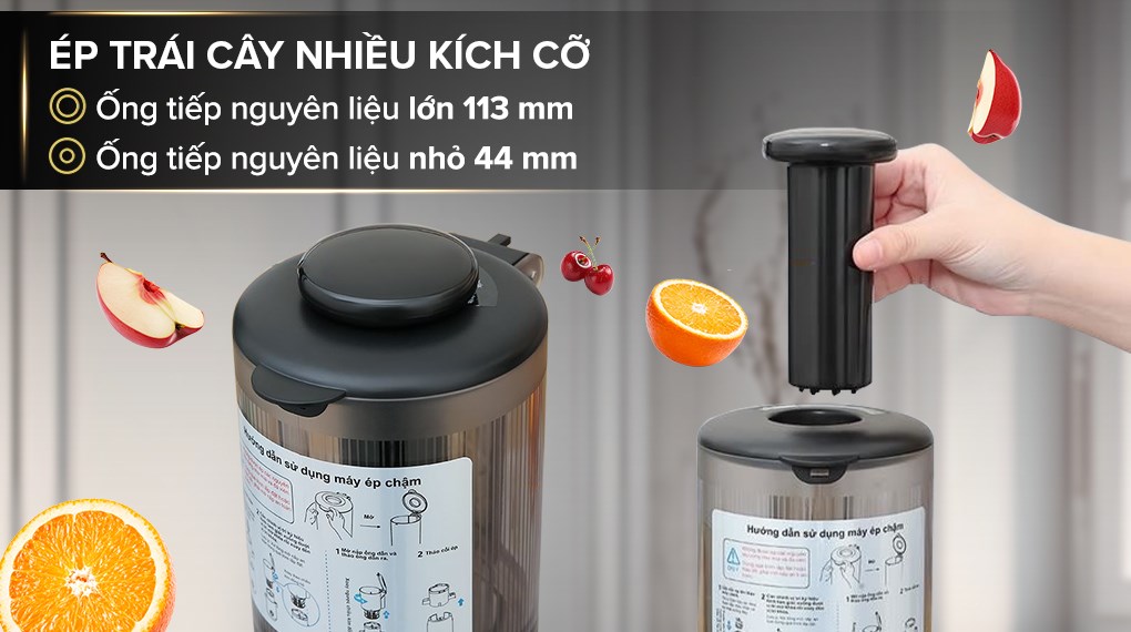 Máy ép chậm Rapido RSJ-250GM
