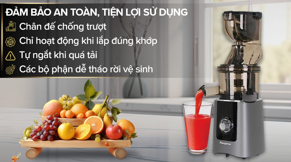 Máy ép chậm Kangaroo KG250SJ1
