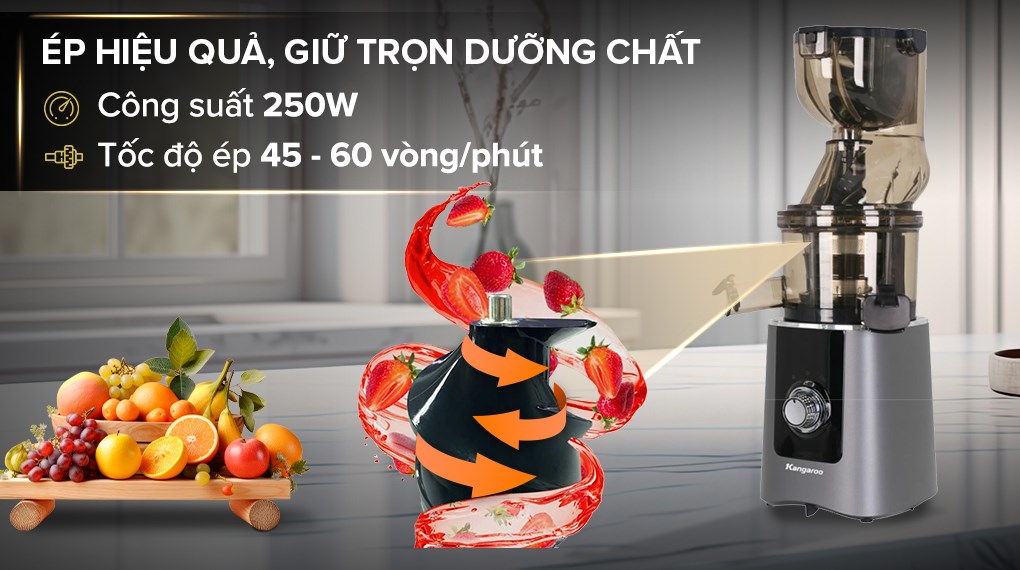 Máy ép chậm Kangaroo KG250SJ1