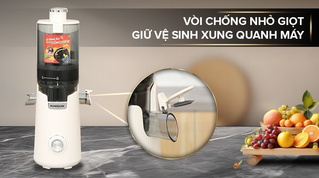 Máy ép chậm Sunhouse SHD5504