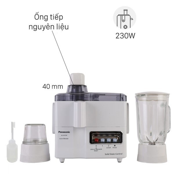Máy xay ép đa năng Panasonic MJ-M176PWRA