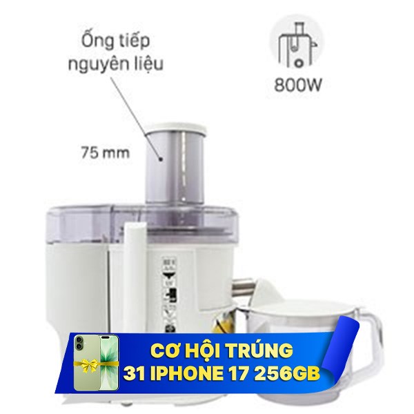 Máy ép trái cây Panasonic MJ-SJ01WRA