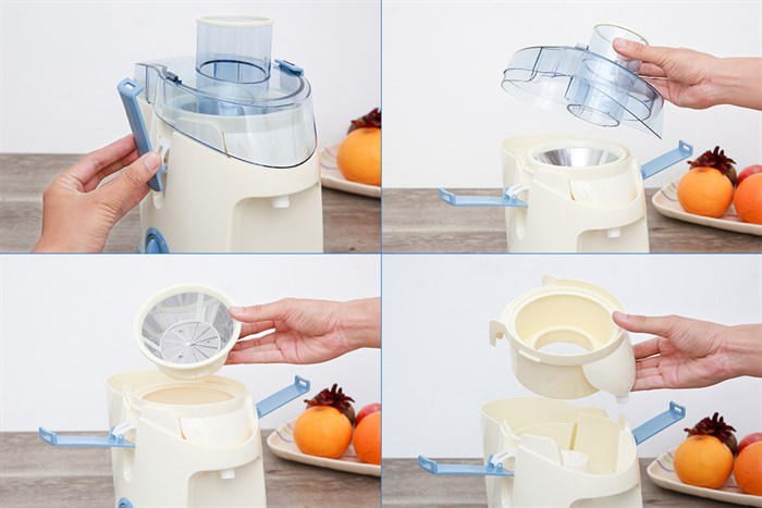Máy ép trái cây Pensonic PJ-300 Màu Trắng - Xanh