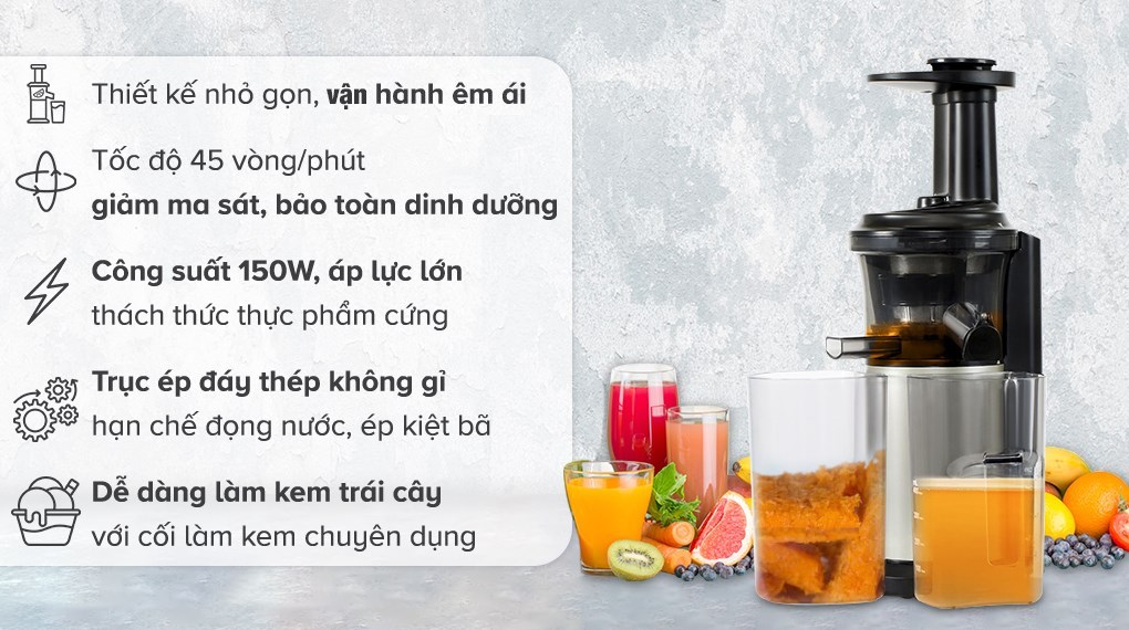 Máy ép chậm Panasonic MJ-L500SRA
