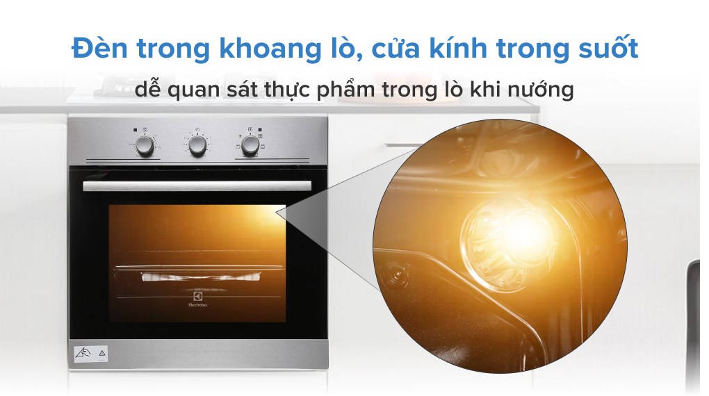 Lò nướng âm Electrolux EOB2100COX 53 lít