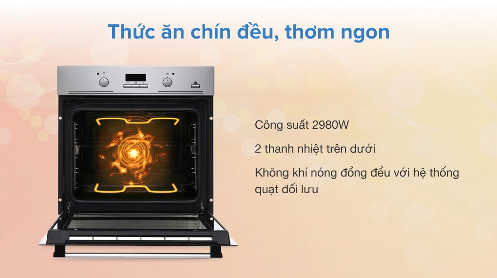 Lò nướng âm Electrolux EOB3434BOX 72 lít