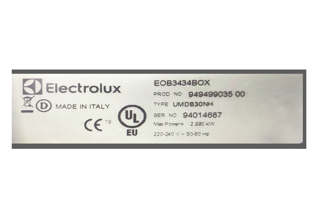 Mua lò nướng âm Electrolux EOB3434BOX 72 lít