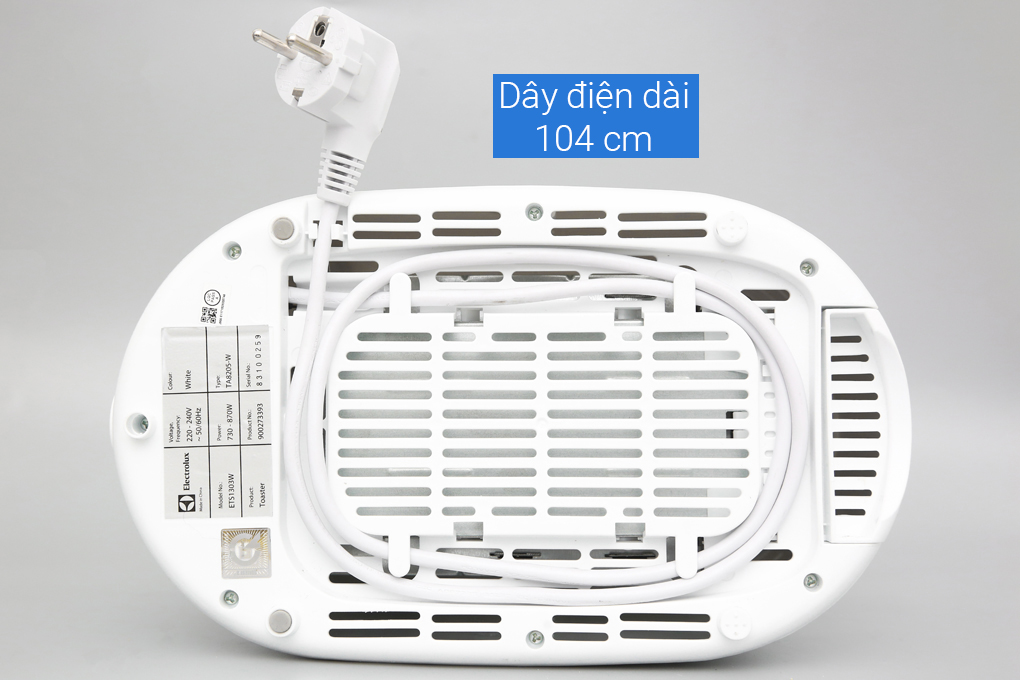 Máy nướng bánh mì Electrolux ETS1303W 870 W - 10