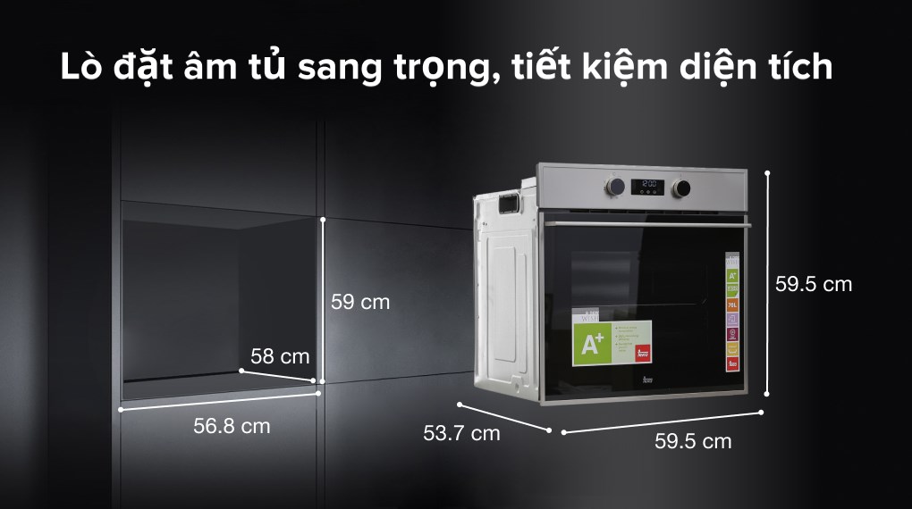 Lò nướng âm Teka HSB 635 70 lít