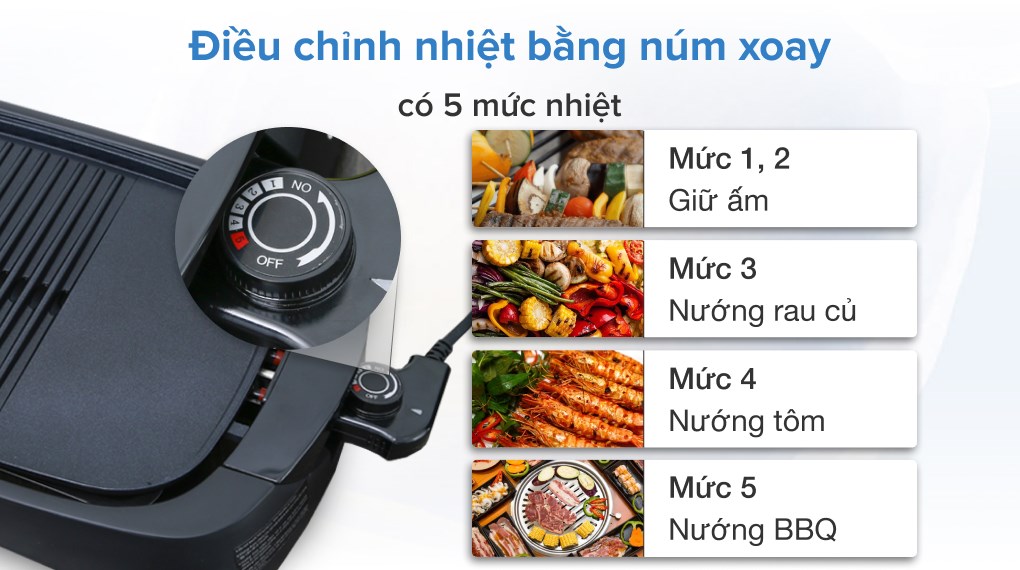Bếp nướng điện Bluestone EGB-7411 2000 W