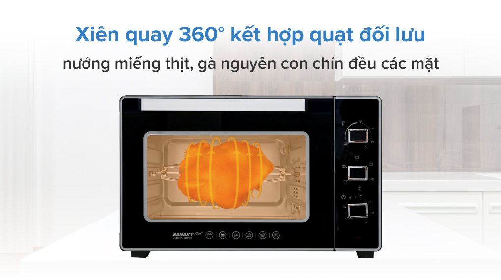 Lò nướng Sanaky VH5099S2D 50 lít