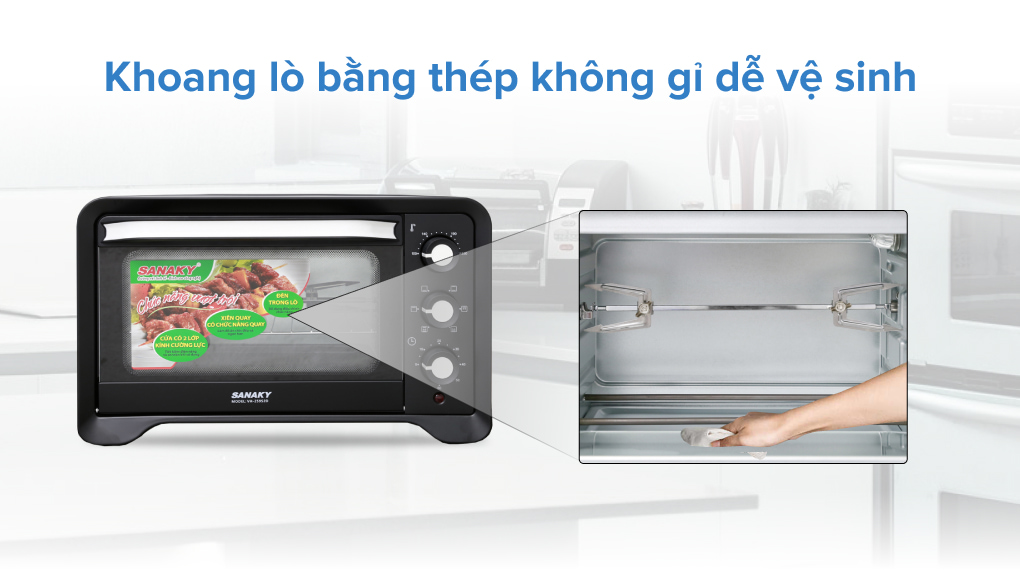 Lò nướng Sanaky VH259S2D 25 lít