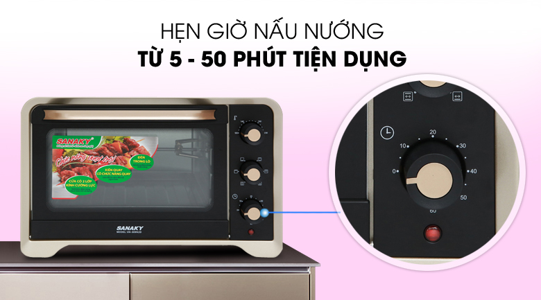 Lò nướng Sanaky VH309N2D 30 lít