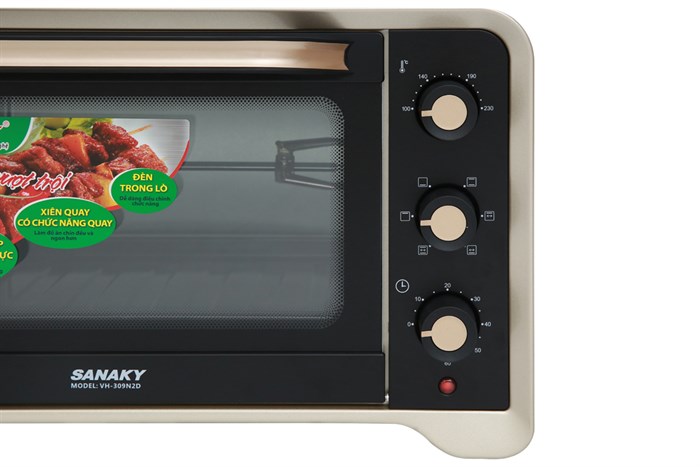Lò nướng Sanaky VH309N2D 30 lít Màu Đen - Vàng đồng