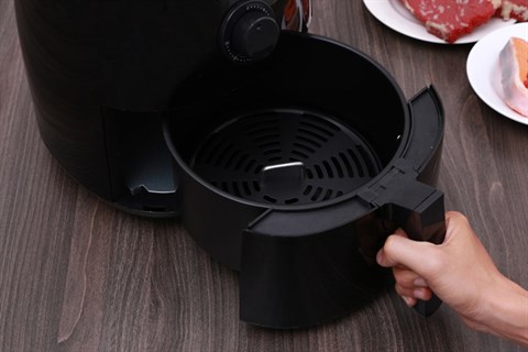 Tay cầm cách nhiệt - Nồi chiên Mishio 4L MK40