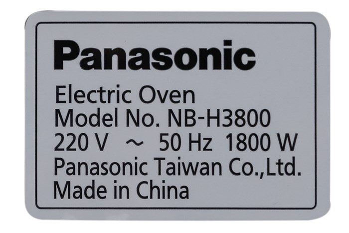 Lò nướng Panasonic NB-H3800SRA 38 lít Màu Bạc