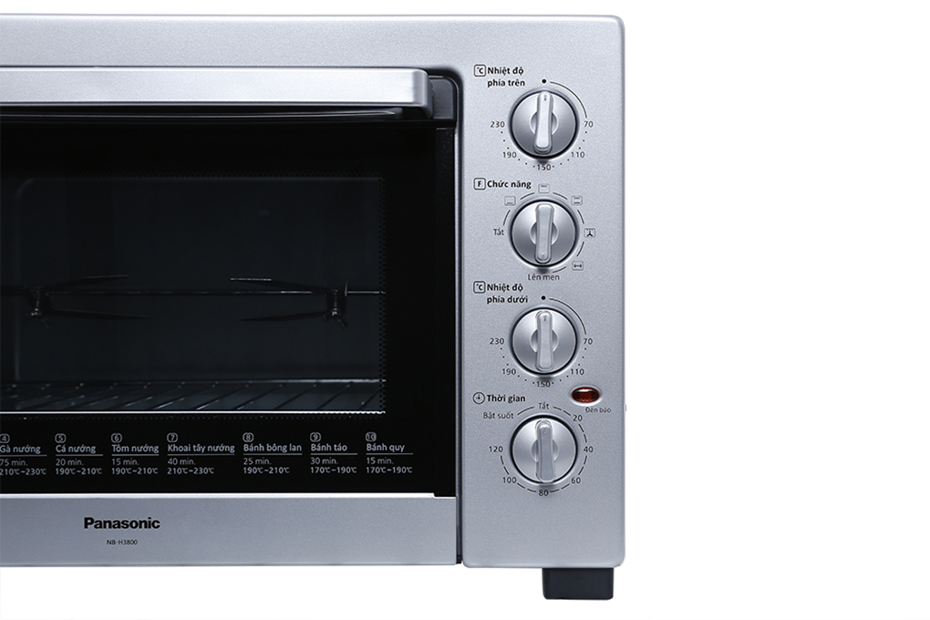 Lò nướng Panasonic NB-H3800SRA 38 lít Màu Bạc