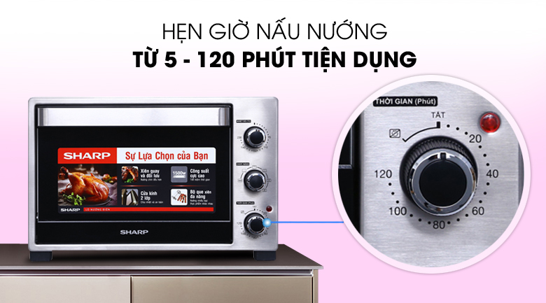 Lò nướng Sharp EO-A323RCSV-ST 32 lít - 10