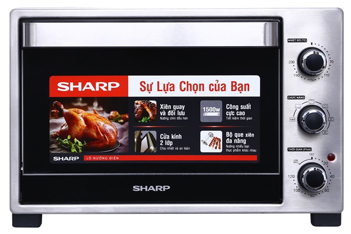 Lò nướng Sharp EO-A323RCSV-ST 32 lít Màu Bạc