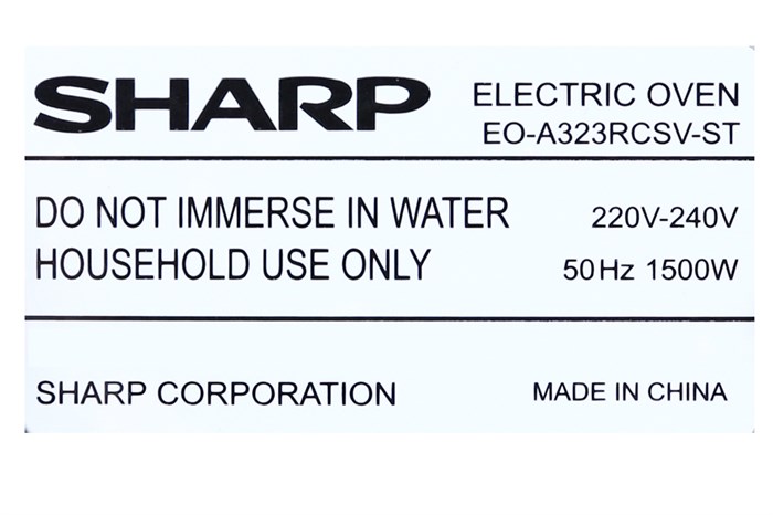 Lò nướng Sharp EO-A323RCSV-ST 32 lít Màu Bạc