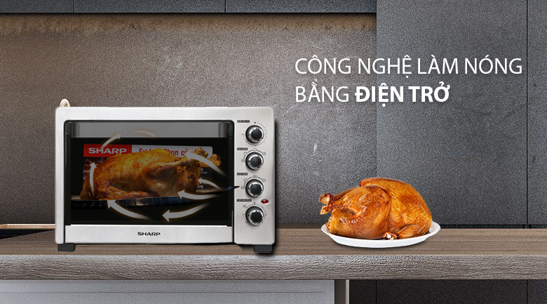 Lò nướng Sharp EO-A384RCSV-ST 38 lít - 12