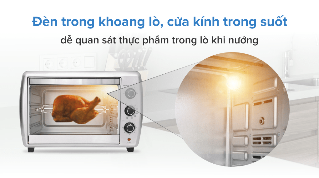 Lò nướng Electrolux EOT38MXC 38 lít