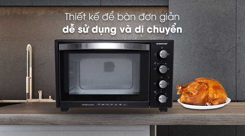 Lò nướng Sunhouse SHD4238S 38 lít