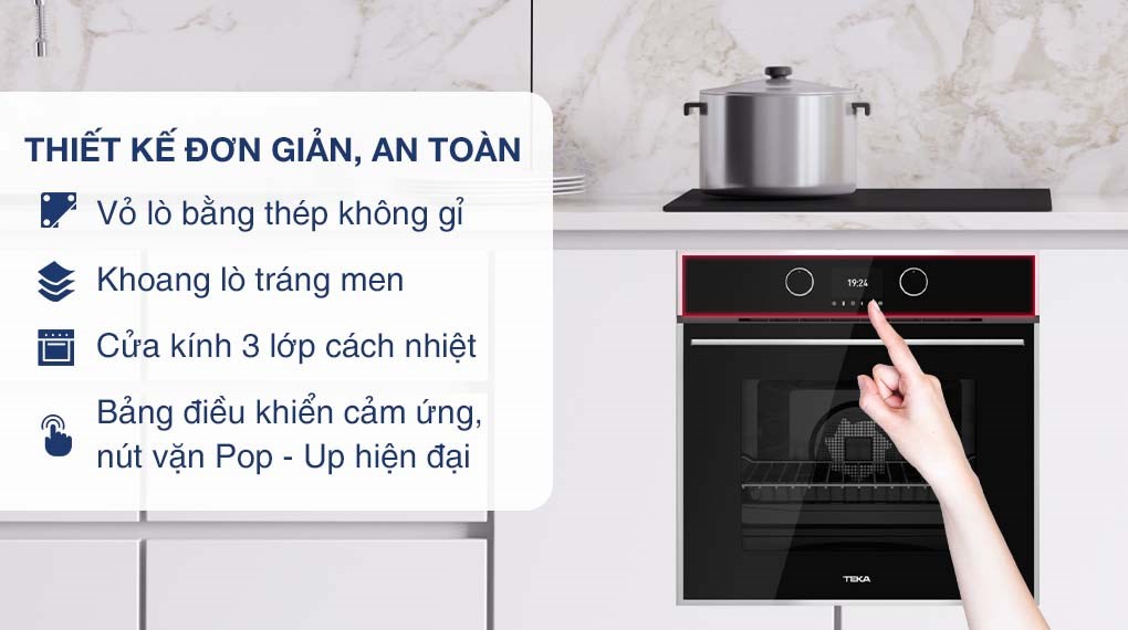 Lò nướng âm Teka HLB 860 70 lít