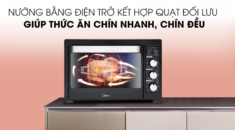 Lò nướng Midea MEO-38AGY8 38 lít