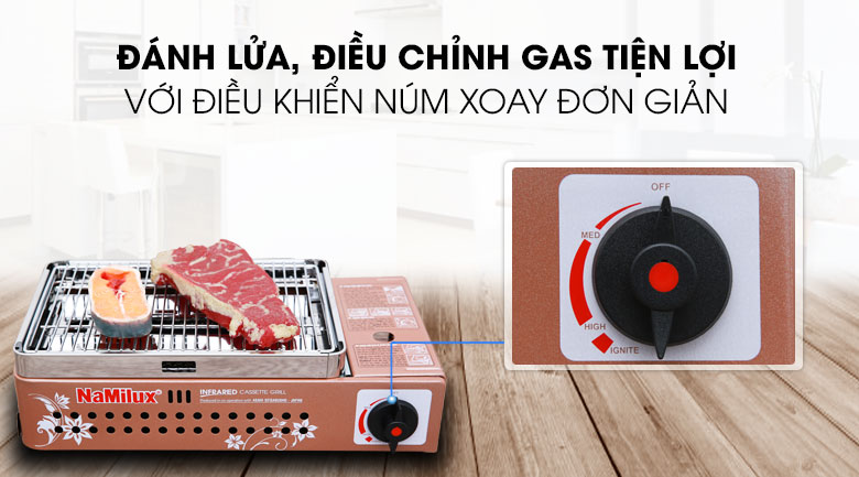 Bếp nướng ga Namilux NH-84N - 11