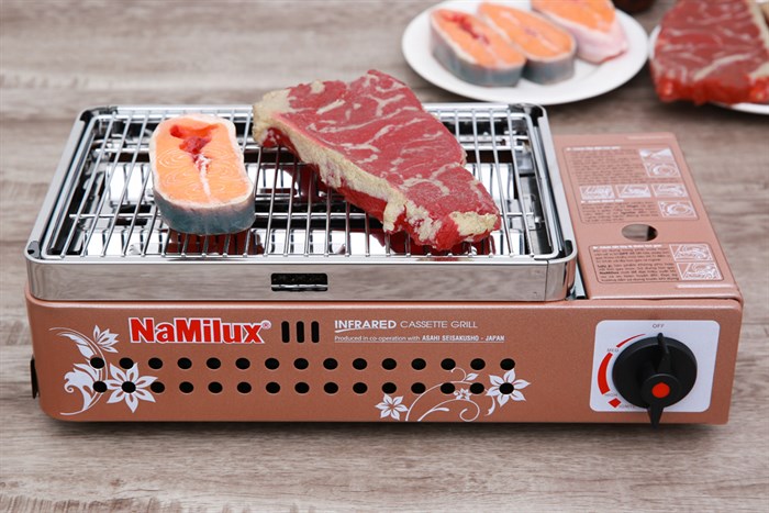 Bếp nướng ga Namilux NH-84N Màu Nâu nhạt